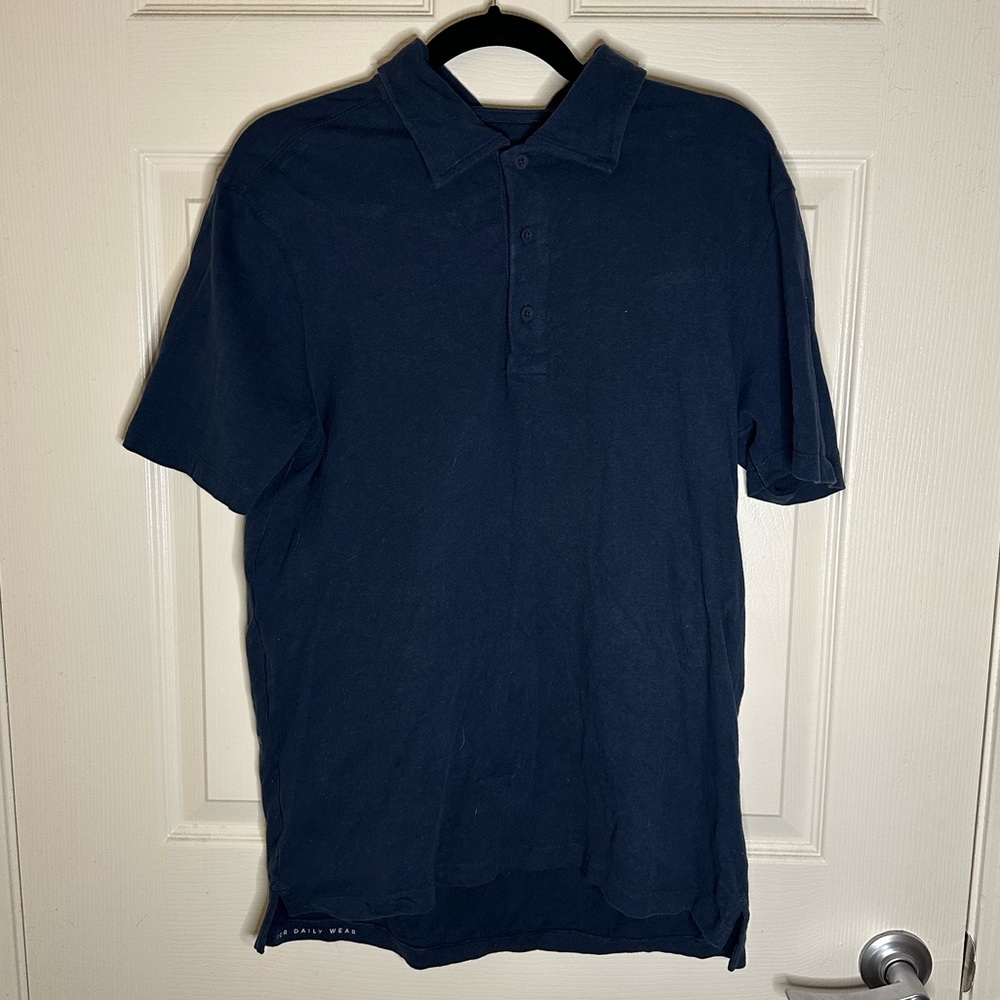 Mack Weldon Navy Polo Size Medium